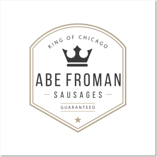 Abe Froman Sausages - modern logo Posters and Art